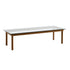 Kofi Coffee Table Walnut Base / 140x50cm
